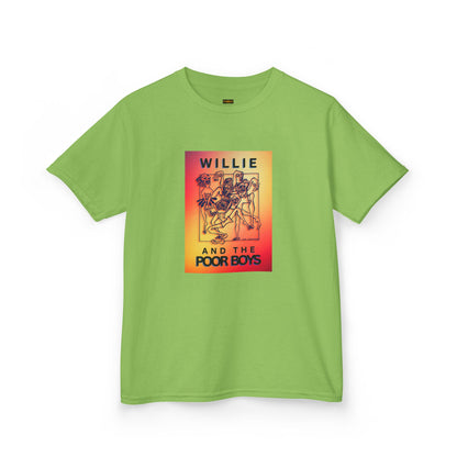 Kids Tee - "One More Saturday Night" with Instruments Artwork Back & Band Logo Front