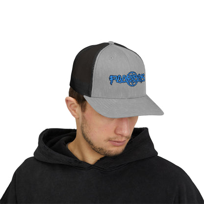 Poor Boys Logo Snapback Trucker Cap / Mesh Back