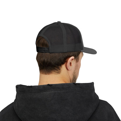 Poor Boys Logo Snapback Trucker Cap / Mesh Back