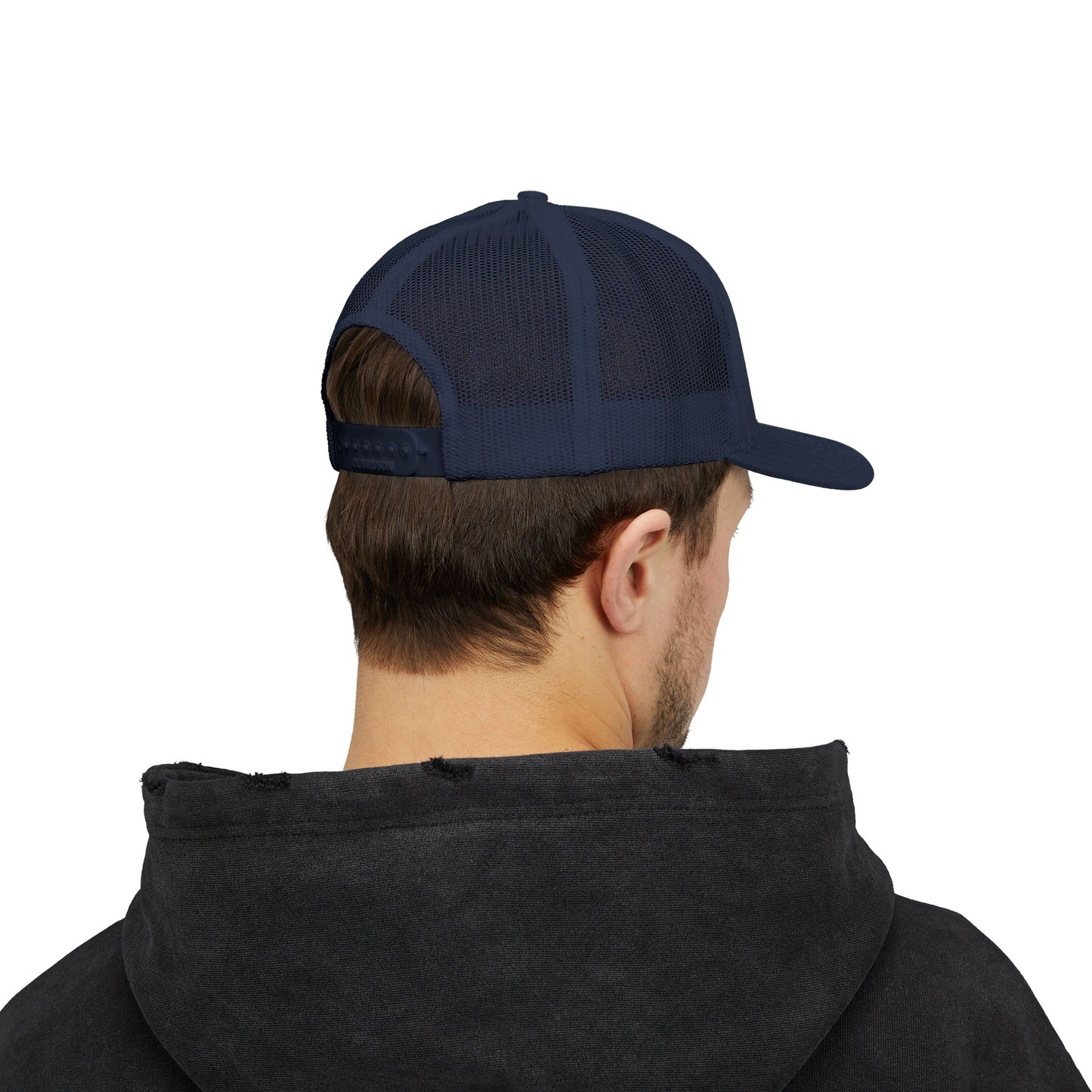 Poor Boys Logo Snapback Trucker Cap / Mesh Back
