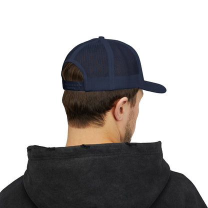 Poor Boys Logo Snapback Trucker Cap / Mesh Back