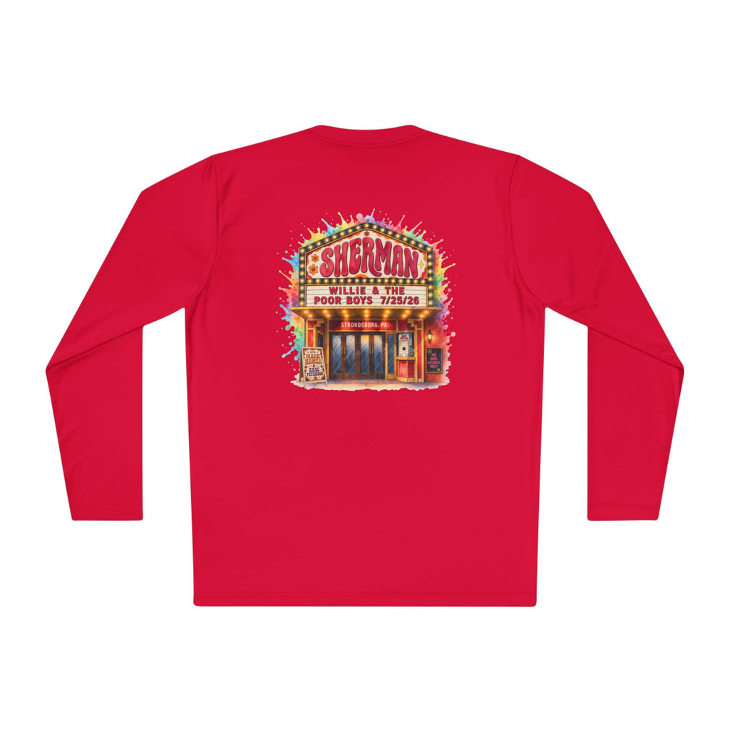 Lightweight Willie & The Poor Boys Sherman Reunion Artwork Long Sleeve Tee