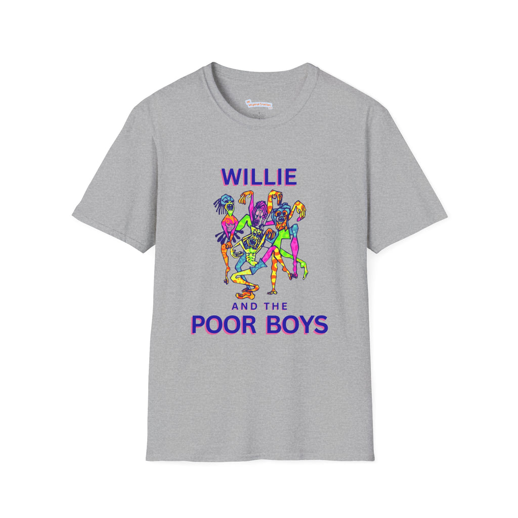 Unisex Willie & The Poor Boys Color Splash Sherman Reunion 2026 Sherman Theater Softstyle T-Shirt