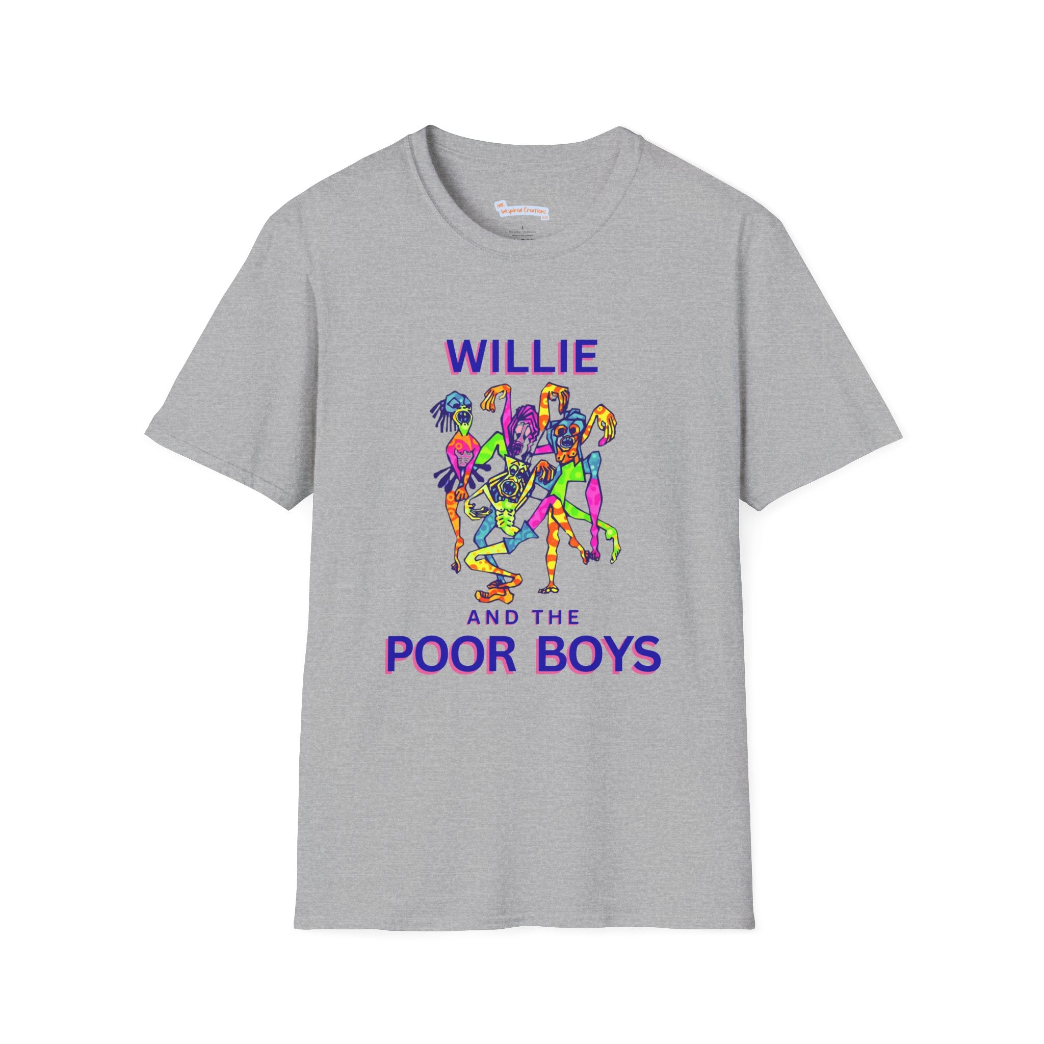 Unisex Willie & The Poor Boys Color Splash Sherman Reunion 2026 Sherman Theater Softstyle T-Shirt