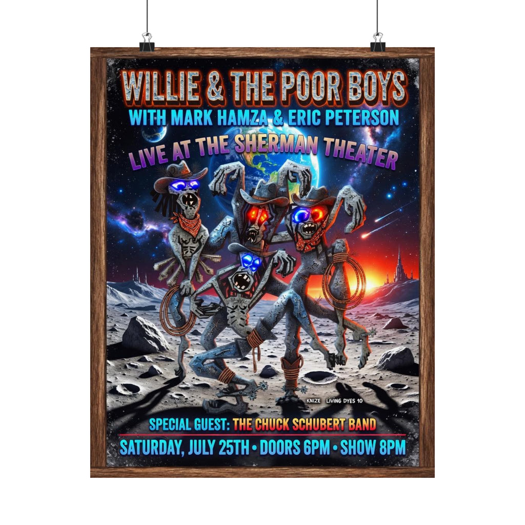 Willie & The Poor Boys 2026 Reunion Official Concert Poster