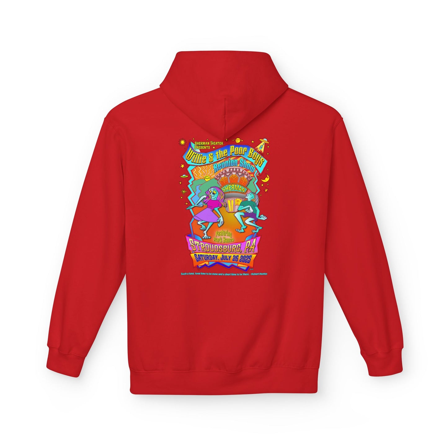 Unisex Reunion Hoodie – 2025 Reunion Poster Design Back with Front Logo (Various Colors Available)