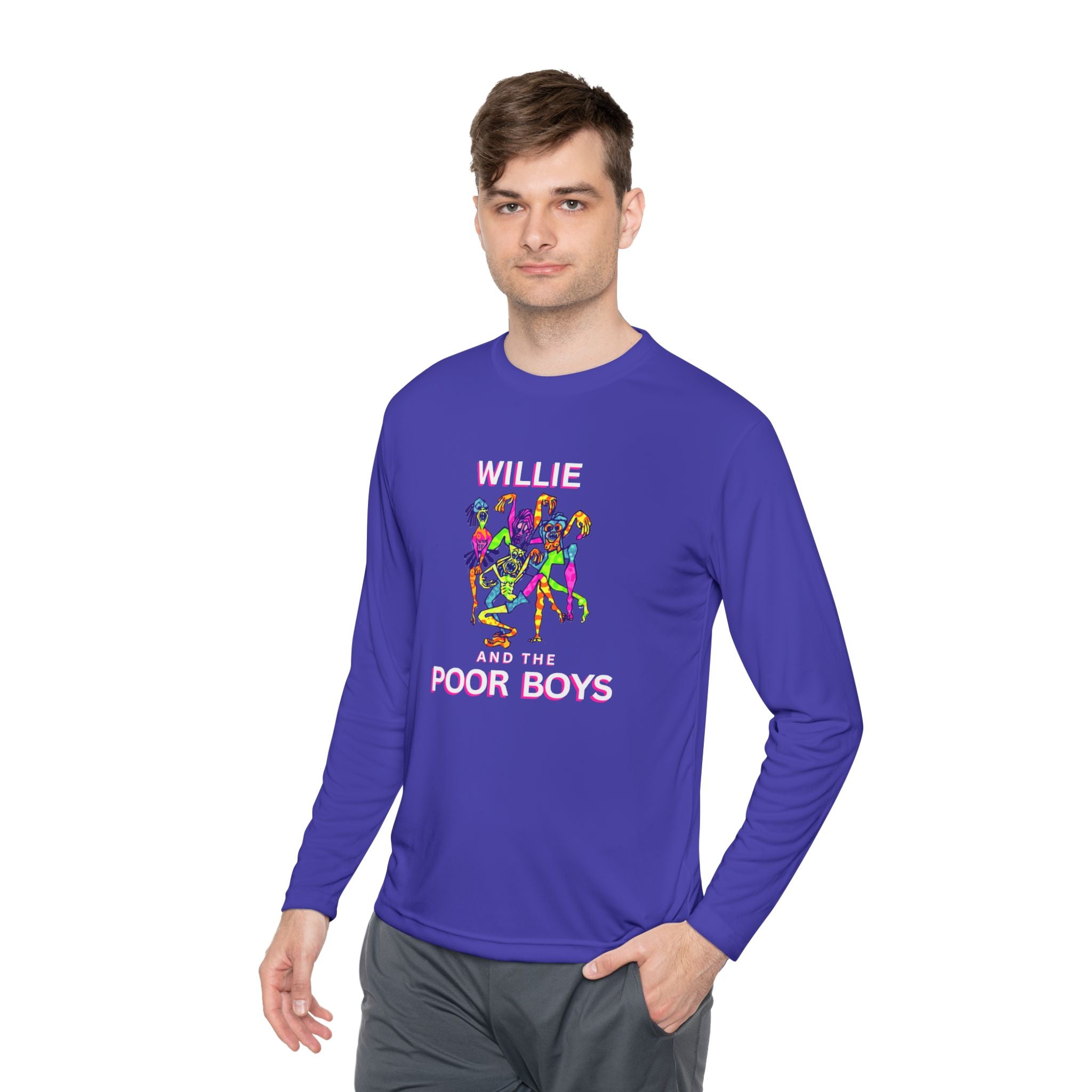 Lightweight Willie & The Poor Boys Sherman Reunion Artwork Long Sleeve Tee