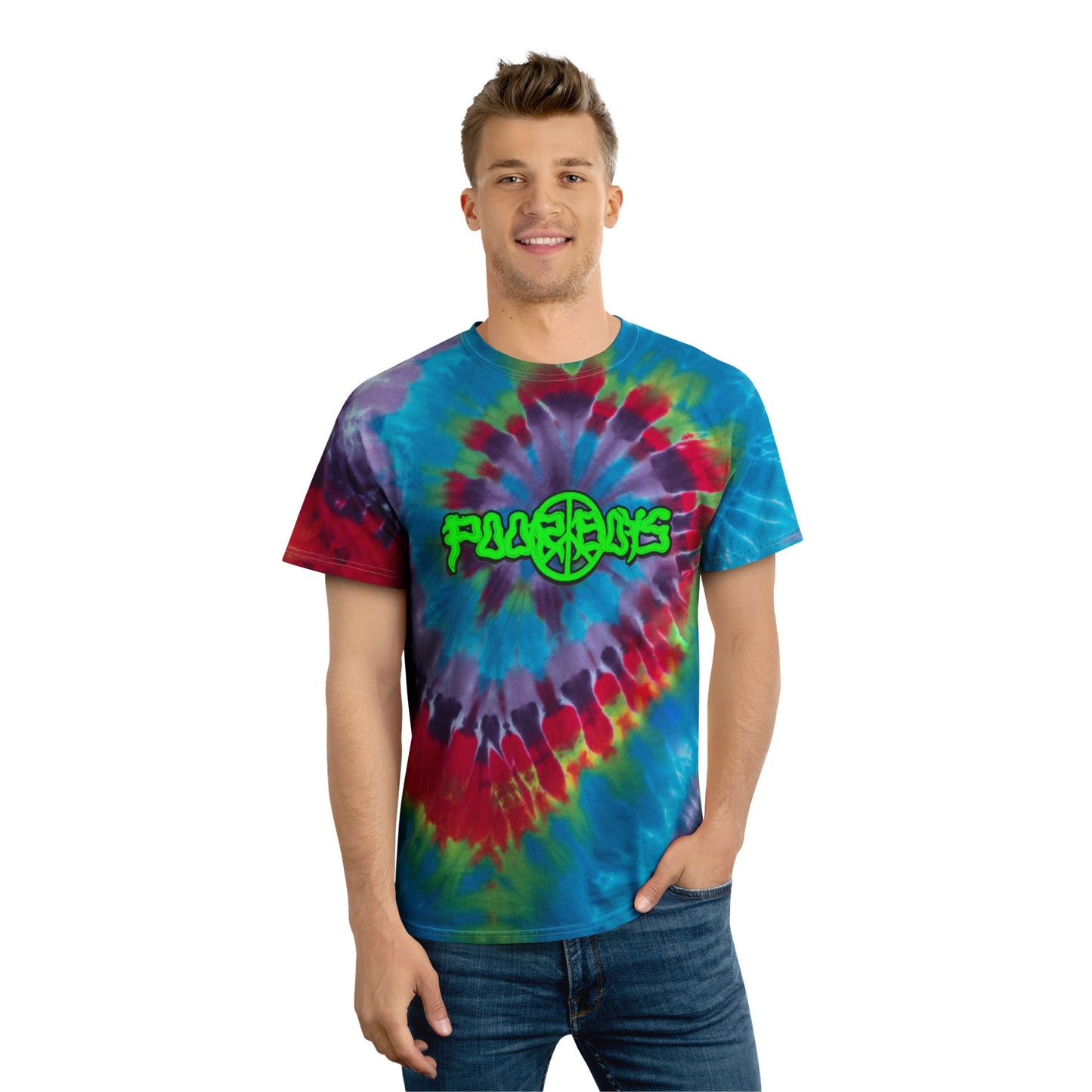 Tie-Dye "What a Long Strange Trip It’s Been" Then & Now Photo Back with Poor Boys Logo Front T-Shirt (2 colors available)