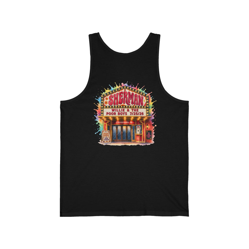 Unisex Willie & The Poor Boys Sherman Reunion Artwork Tank Top