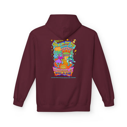 Unisex Reunion Hoodie – 2025 Reunion Poster Design Back with Front Logo (Various Colors Available)