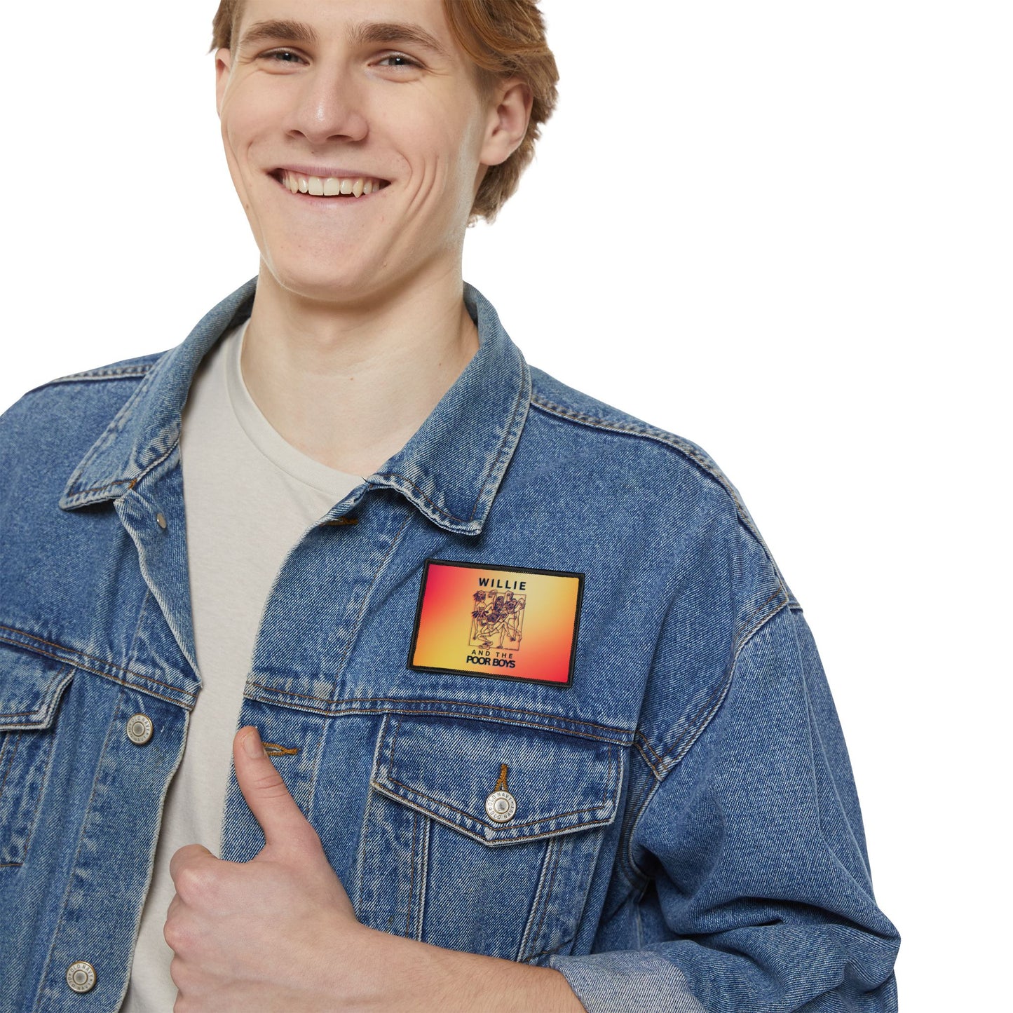 Iron-On Patch – Vintage-Style Willie & The Poor Boys Logo