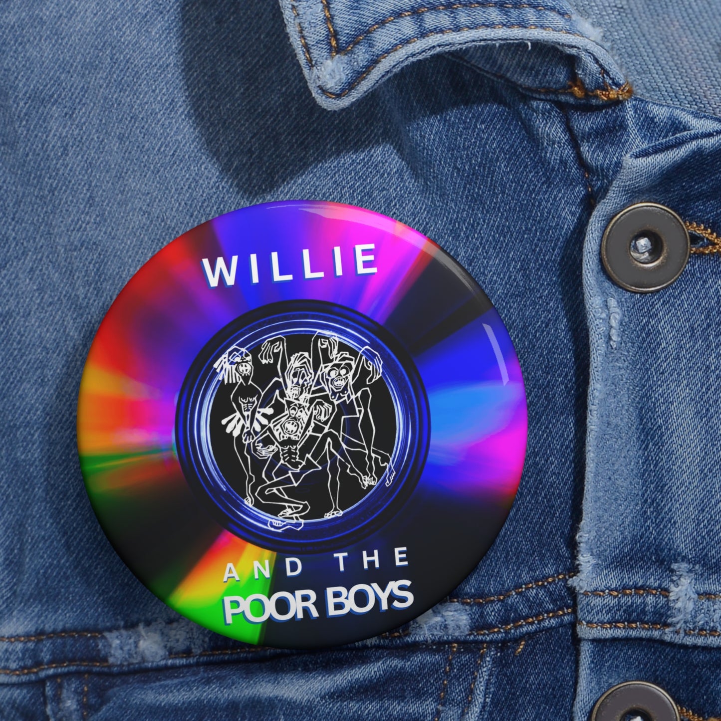 Willie and the Poor Boys Pin Button