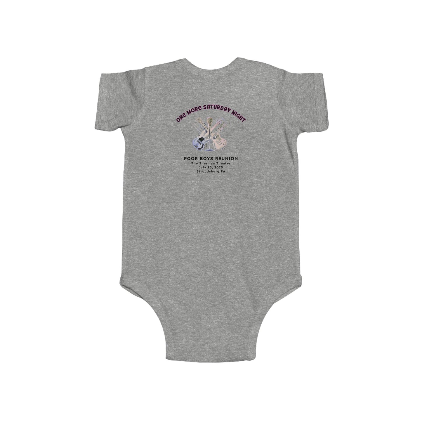 Nap Now, Rock Later – Poor Boys Fan Club Infant Onesie Bodysuit