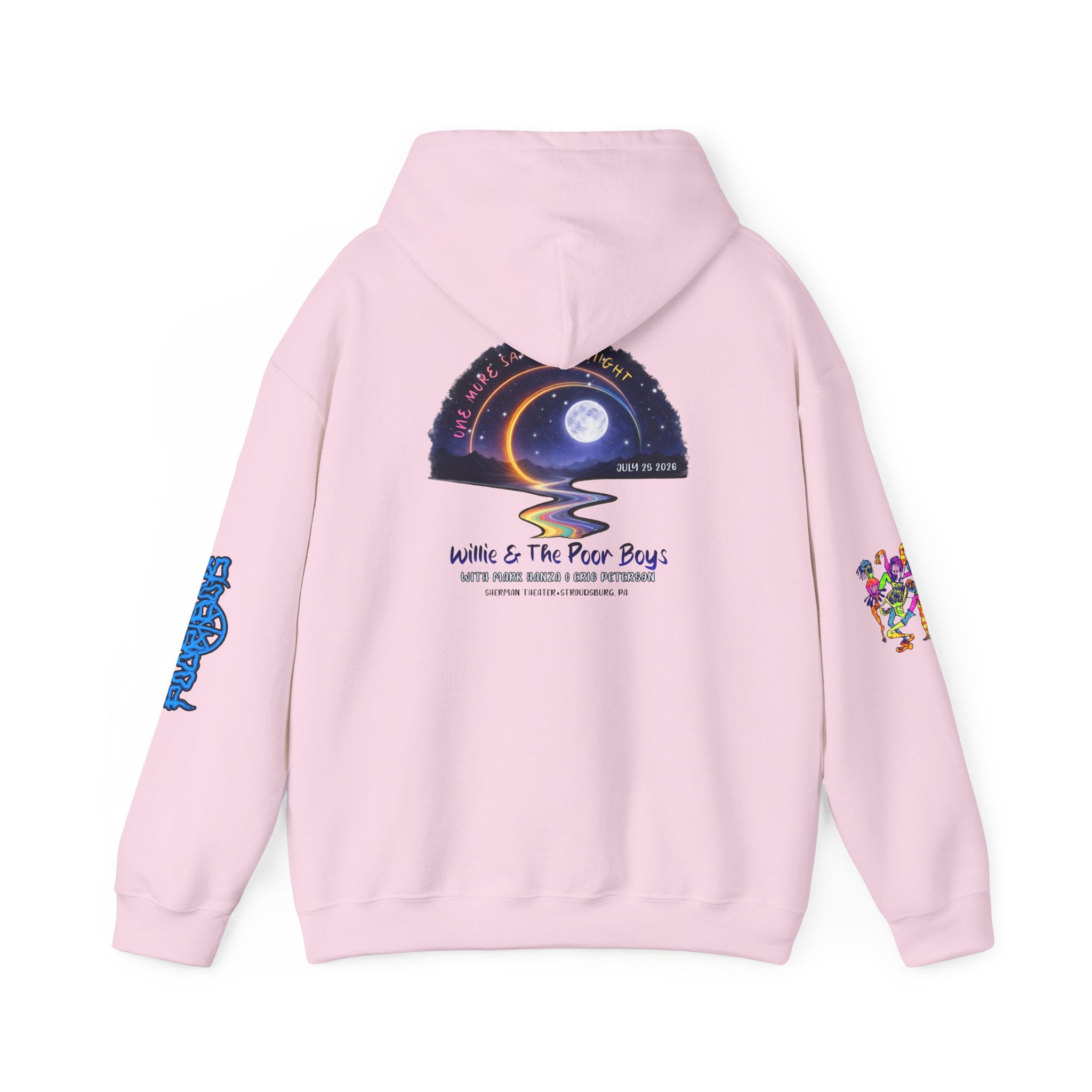 Unisex Willie & The Poor Boys Winding Road Artwork Hoodie Sweatshirt
