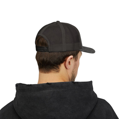 Poor Boys Logo Snapback Trucker Cap / Mesh Back