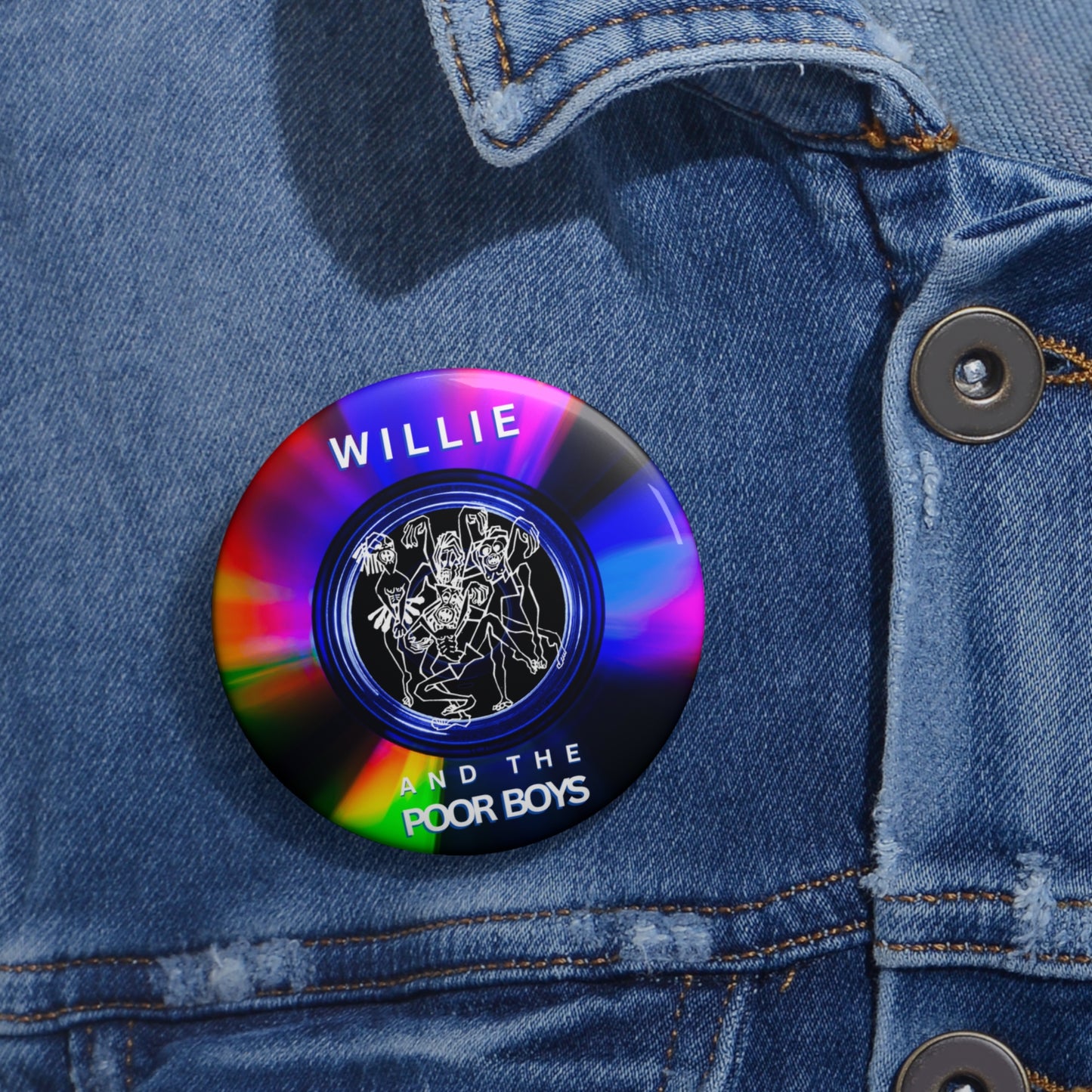 Willie and the Poor Boys Pin Button