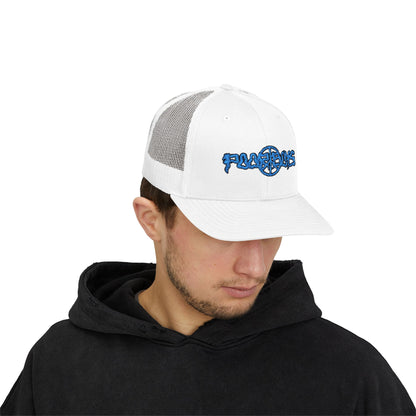 Poor Boys Logo Snapback Trucker Cap / Mesh Back