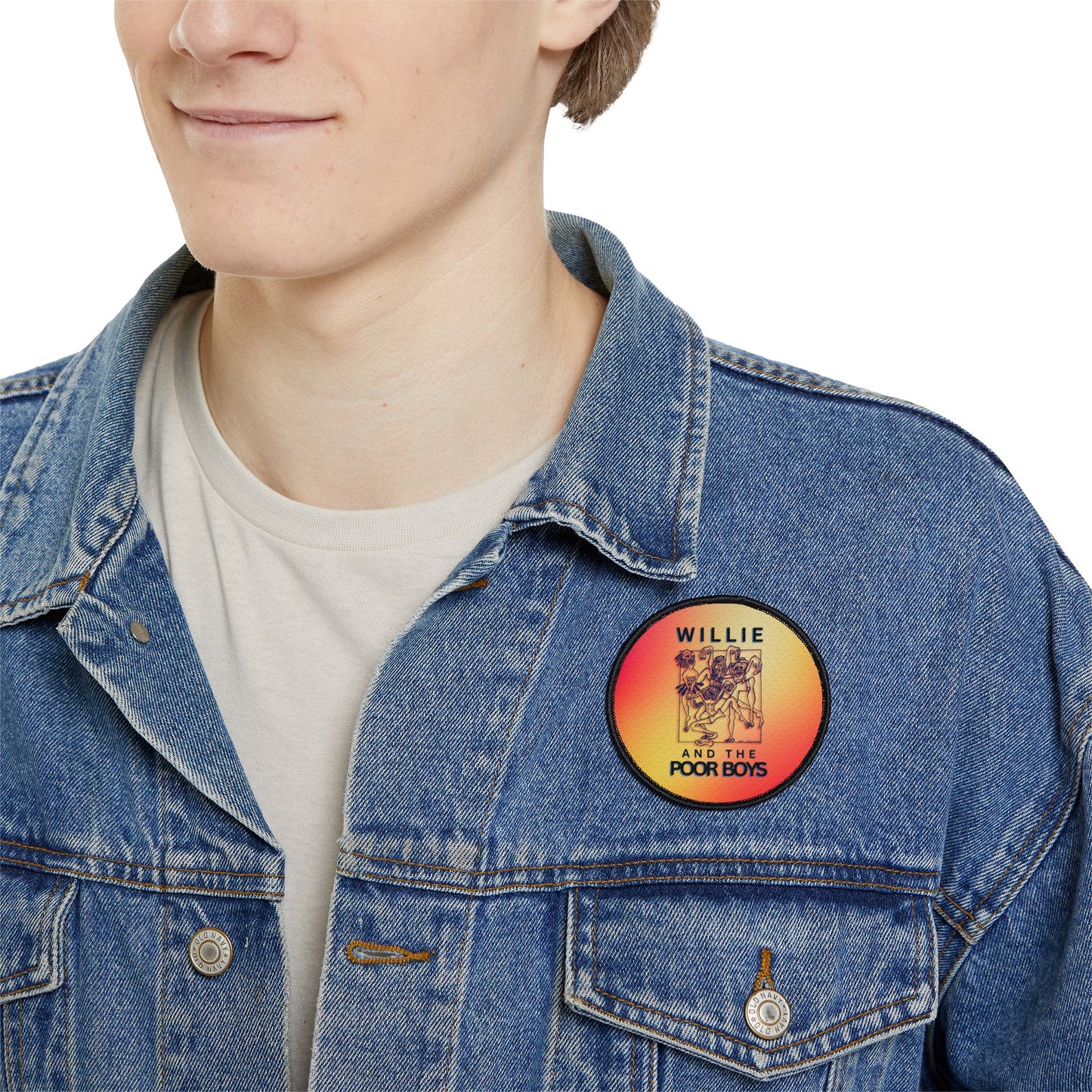 Iron-On Patch – Vintage-Style Willie & The Poor Boys Logo