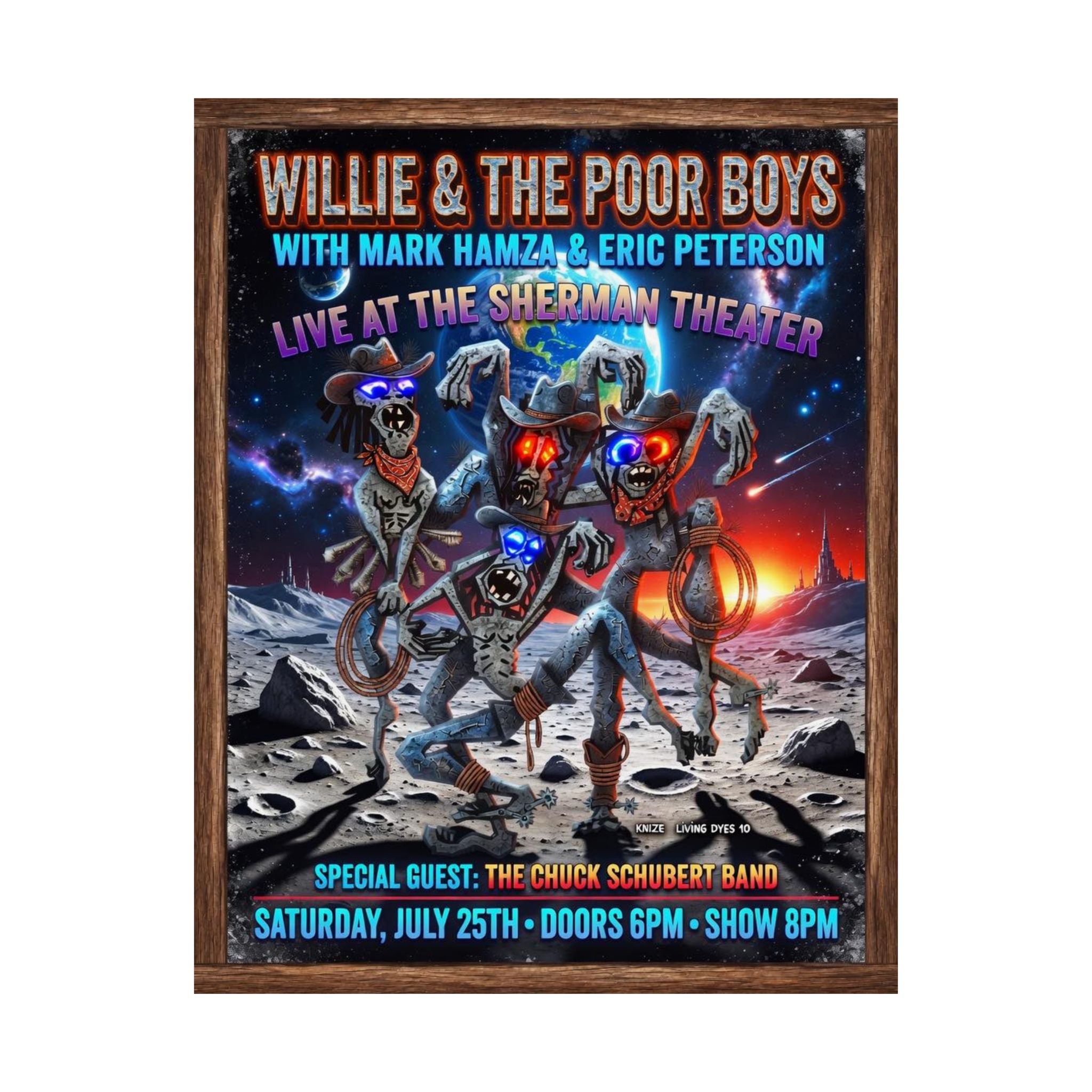 Willie & The Poor Boys 2026 Reunion Official Concert Poster