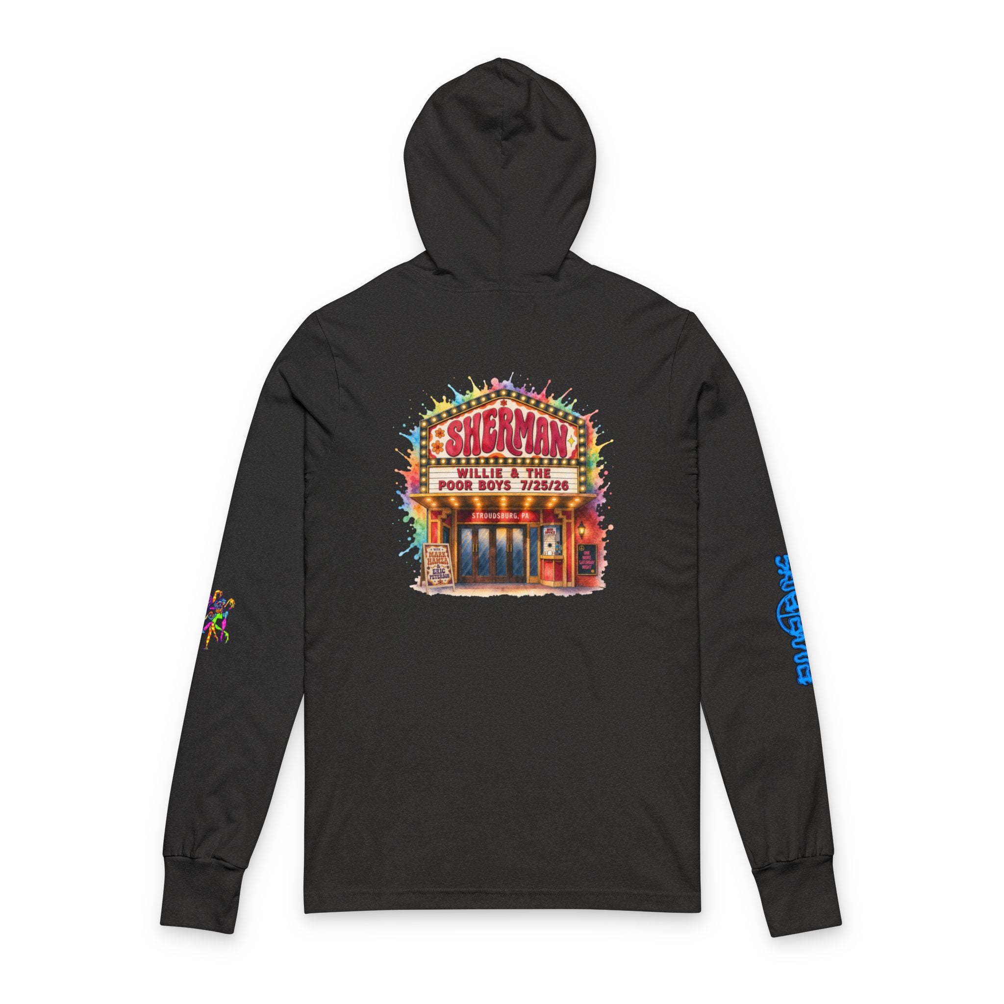 Willie & The Poor Boys Classic Logo Splash Hooded Long Sleeve Tee