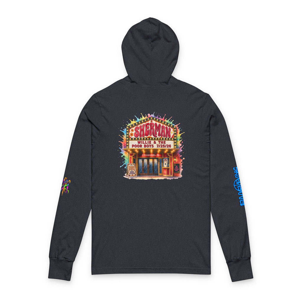 Willie & The Poor Boys Classic Logo Splash Hooded Long Sleeve Tee