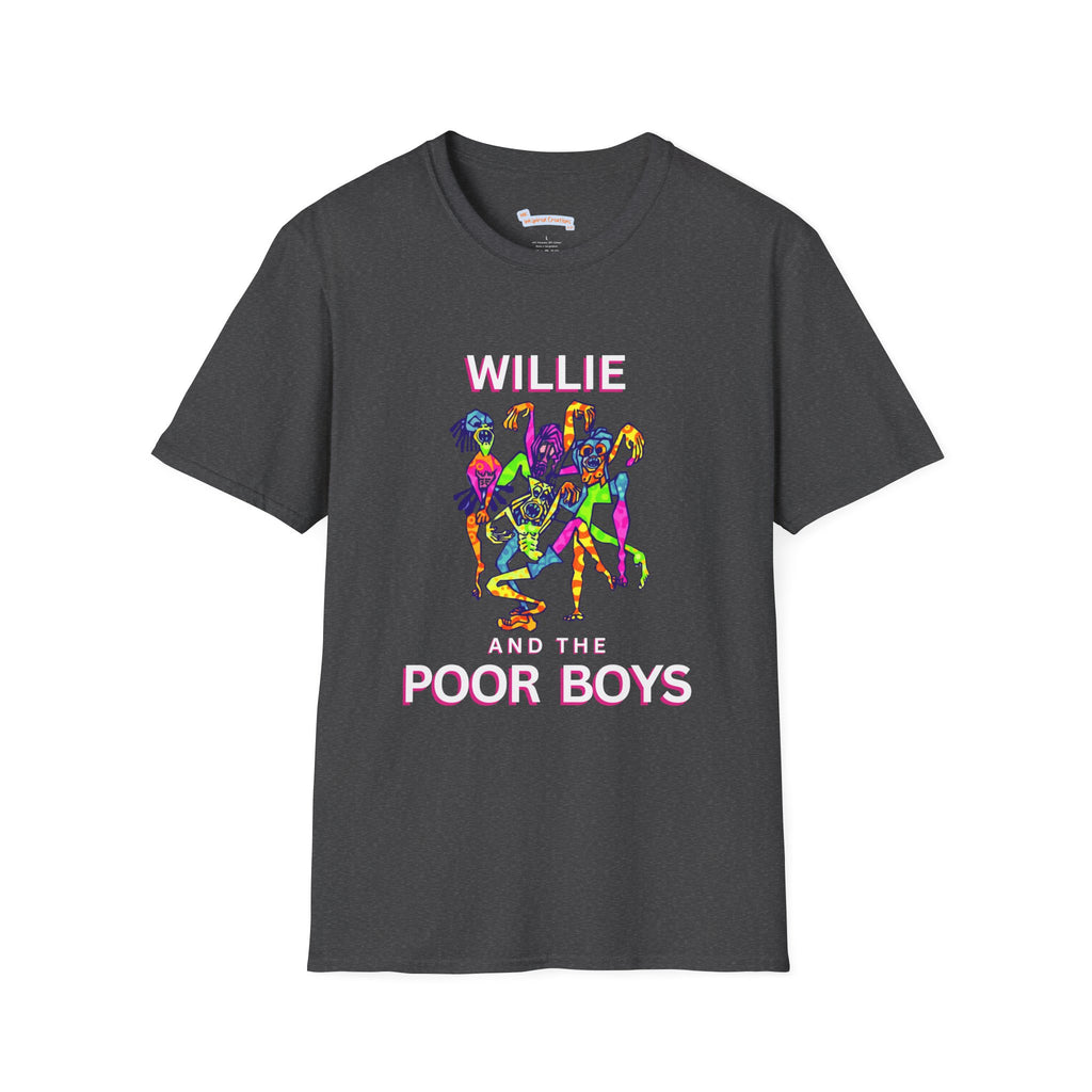 Unisex Willie & The Poor Boys Color Splash Sherman Reunion 2026 Sherman Theater Softstyle T-Shirt