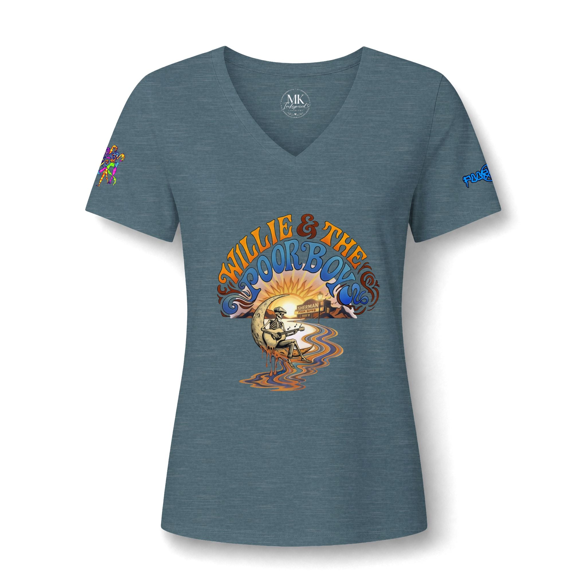 Willie & The Poor Boys Reunion 2026 - Women’s V-Neck Tee