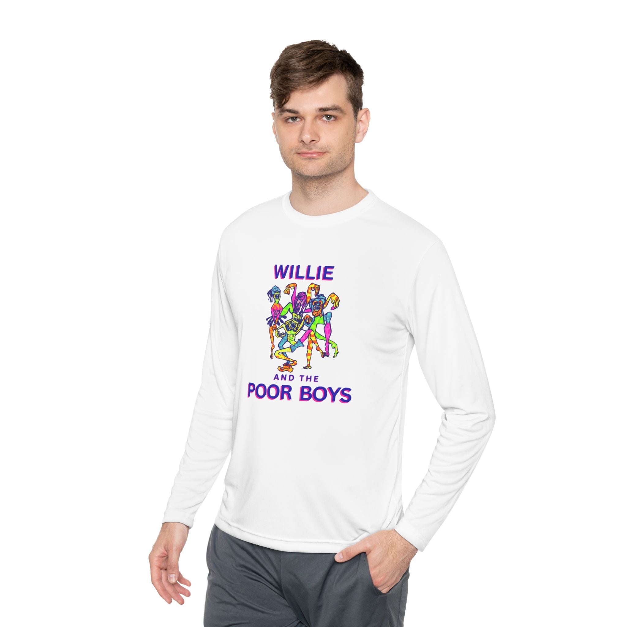 Lightweight Willie & The Poor Boys Sherman Reunion Artwork Long Sleeve Tee