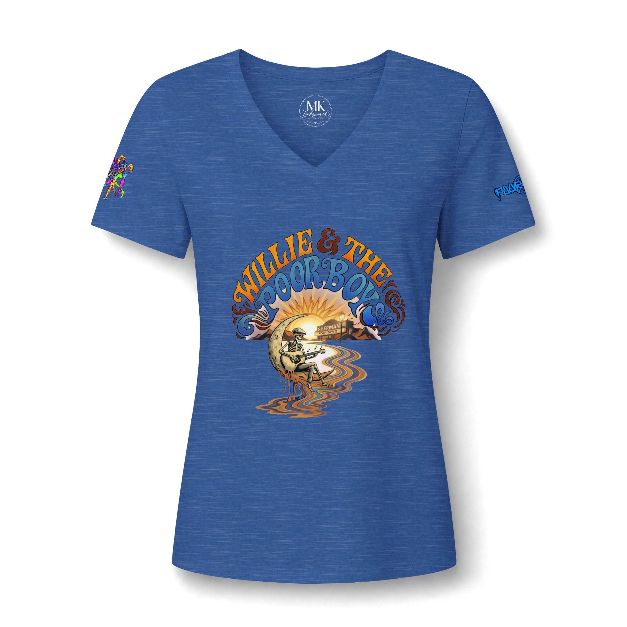 Willie & The Poor Boys Reunion 2026 - Women’s V-Neck Tee