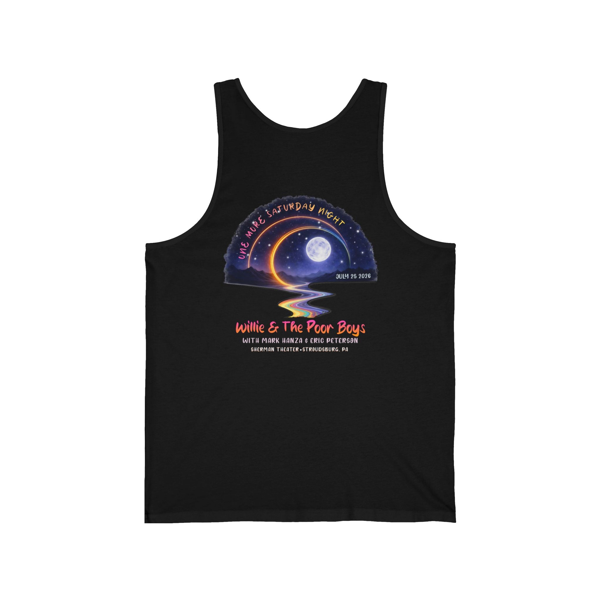 Unisex Willie & The Poor Boys Winding Road Artwork Tank Top