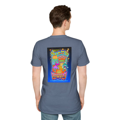 Solid Colors – 2025 Reunion Tee with Hand-Drawn Back Design and Pocket-Size Front Logo Softstyle T-Shirt (Various Colors Available)