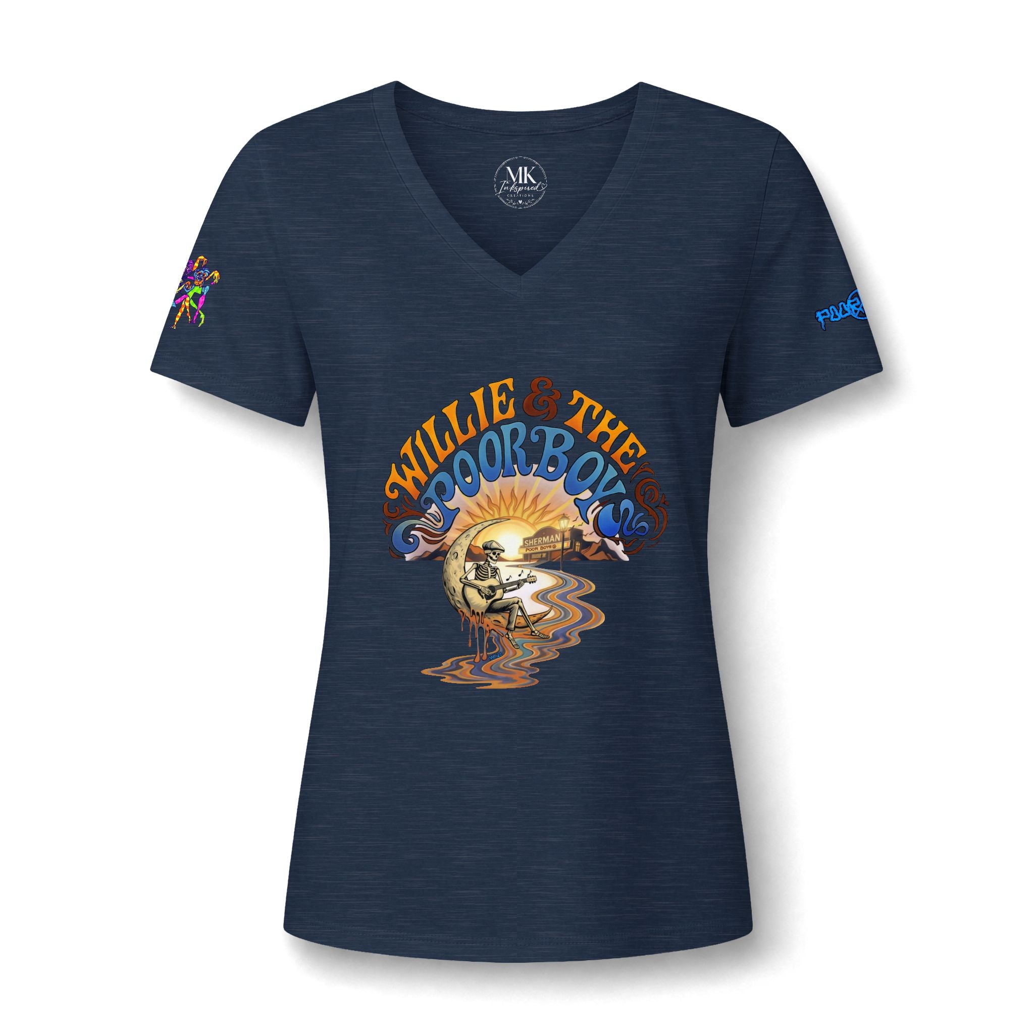 Willie & The Poor Boys Reunion 2026 - Women’s V-Neck Tee