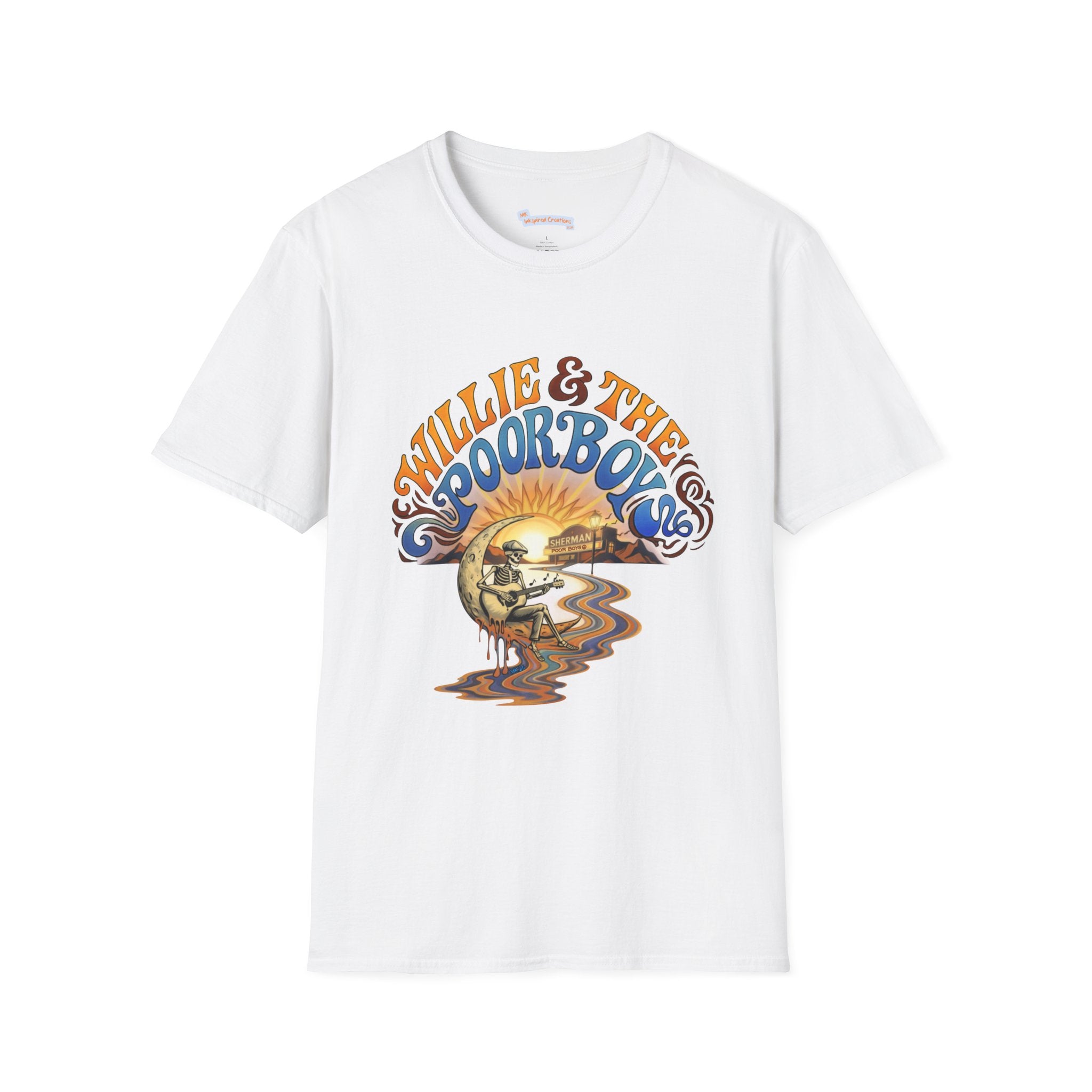 Unisex Willie & The Poor Boys Winding Road Artwork Softstyle T-Shirt
